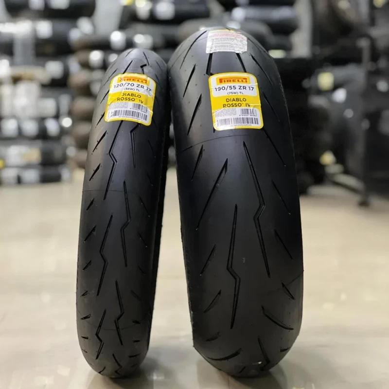 Pirelli Diablo Rosso IV for Kawasaki Ninja ZX-10R | 120/70ZR17