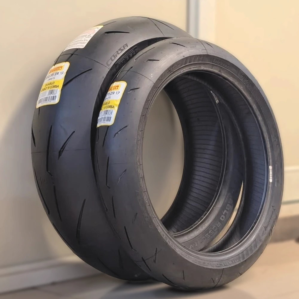 Pirelli Diablo Rosso IV Corsa 180/55 ZR17 M/C 73W TL Rear Tyre