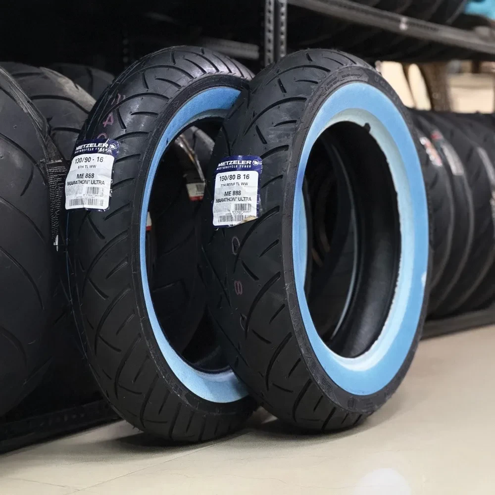 Metzeler ME 888 Marathon Ultra White Wall Tyres Online | Torque Block