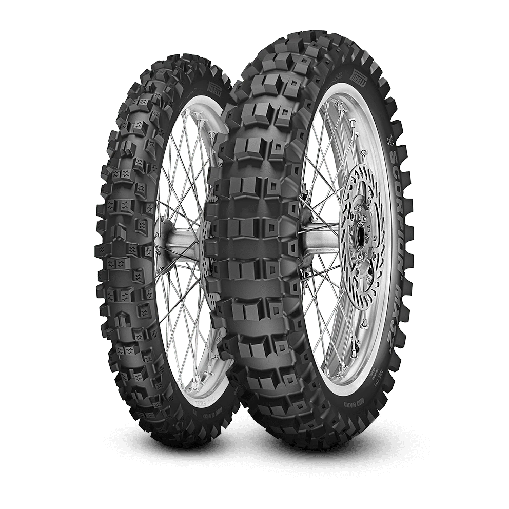 Pirelli Scorpion MX32 Mid Hard 90/100-19 57M NHS TT Rear Tyre